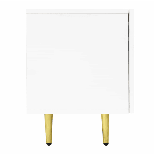 Mesa de TV L 170 cm - com 4 portas - MDF - Branco Mesa de TV L 170 cm - com 4 portas - MDF - Branco