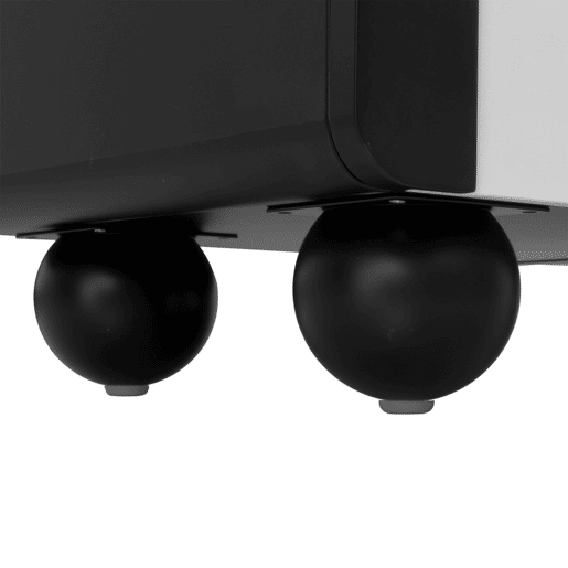 Móvel de TV 180x38x45 cm - 2 gavetas e 2 portas, design clássico - PretoPreto-Branco Móvel de TV 180x38x45 cm - 2 gavetas e 2 portas, design clássico - PretoPreto-Branco