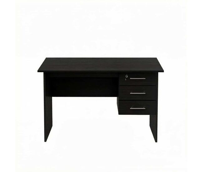Escritorio de oficina 120x60x75 cm - mesa de ordenador multifuncional para juegos y costura - negro