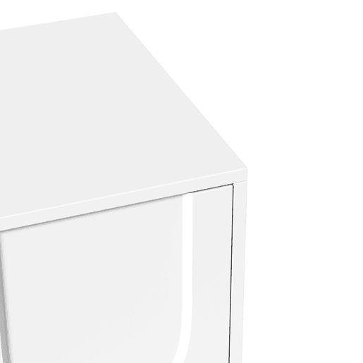 Móvel de TV 180 cm - Minimalista com pés de madeira, design elegante - Branco Móvel de TV 180 cm - Minimalista com pés de madeira, design elegante - Branco