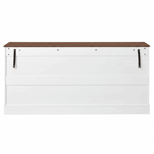 Aparador de sala de estar de 160 cm - 3 gavetas e 4 portas com padrĂ£o de riscas verticais em 3D - branco Aparador de sala de estar de 160 cm - 3 gavetas e 4 portas com padrĂ£o de riscas verticais em 3D - branco