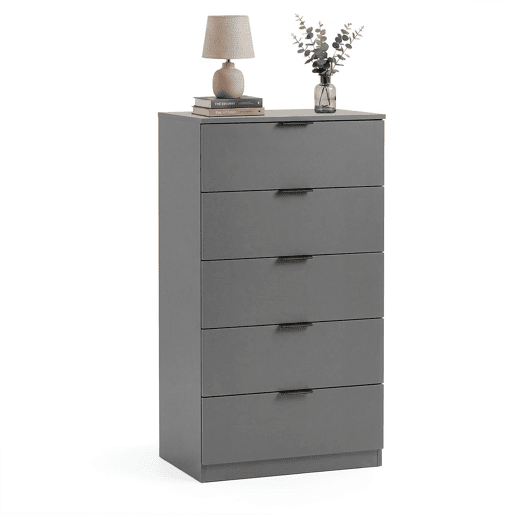 Cómoda Akari Gris Grafito 60 x 110 x 40 cm Cómoda Akari Gris Grafito 60 x 110 x 40 cm