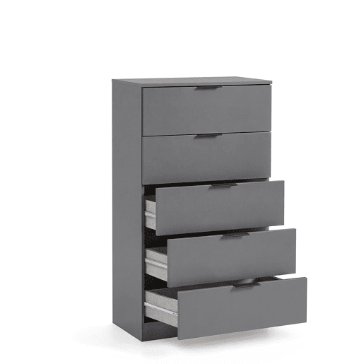 Cómoda Akari Gris Grafito 60 x 110 x 40 cm Cómoda Akari Gris Grafito 60 x 110 x 40 cm