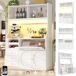 Armario de cocina con 5 puertas y 3 cajones 120 Armario de cocina con 5 puertas y 3 cajones 120 Blanco