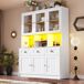Armario de cocina con 6 puertas y 3 cajones 140 Armario de cocina con 6 puertas y 3 cajones 140 Blanco