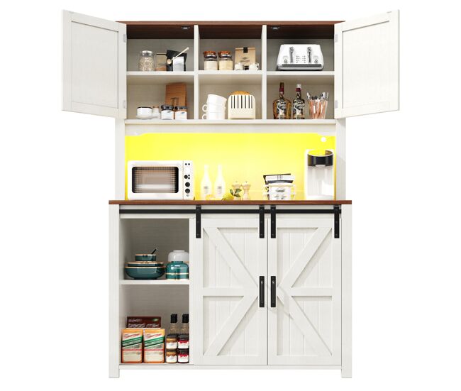 Armario de cocina con 4 puertas y 4 cajones 115