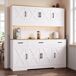 Armario de cocina con 8 puertas y 3 cajones 150 Armario de cocina con 8 puertas y 3 cajones 150 Blanco