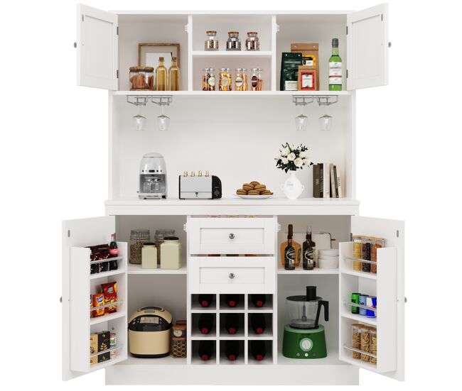 Armario de cocina con 4 puertas y 2 cajones 120