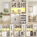 Armario de cocina con 6 puertas y 1 cajón 140 Armario de cocina con 6 puertas y 1 cajón 140 Blanco
