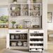 Armario de cocina con 6 puertas y 1 cajón 140 Armario de cocina con 6 puertas y 1 cajón 140 Blanco