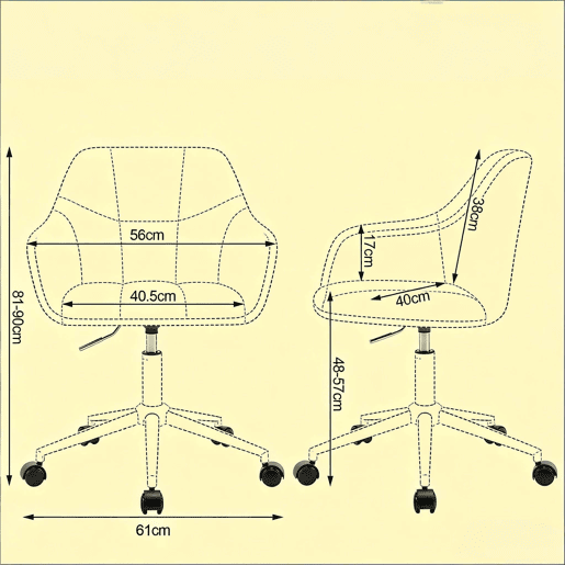 Cadeira de escritório giratória u2014 design clássico e ergonómico, estofada em veludo u2014 cinzento escuro Cadeira de escritório giratória u2014 design clássico e ergonómico, estofada em veludo u2014 cinzento escuro