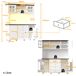 Armario de cocina con 4 puertas y 4 cajones 140 Armario de cocina con 4 puertas y 4 cajones 140 Blanco/ Madera