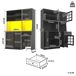 Armario de cocina con 4 puertas y 1 cajón 130 Armario de cocina con 4 puertas y 1 cajón 130 Negro