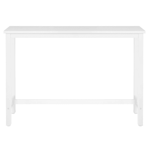 Mesa de jantar de 140 cm - Multifuncional, transformável em mesa auxiliar e balcão - Branca Mesa de jantar de 140 cm - Multifuncional, transformável em mesa auxiliar e balcão - Branca