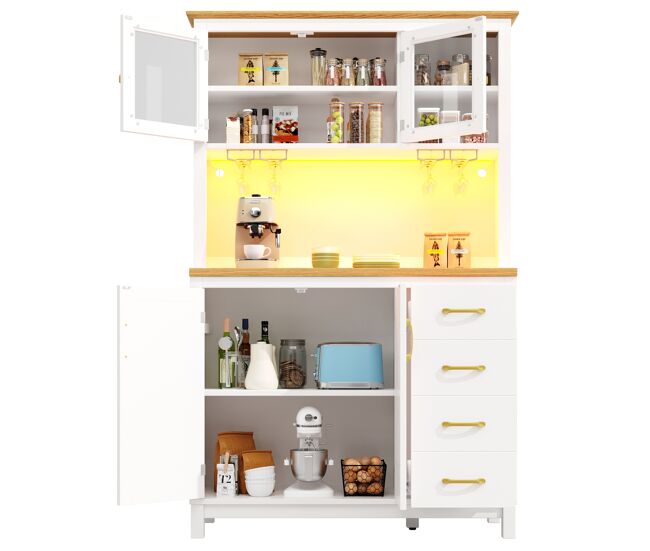 Armario de cocina con 4 puertas y 4 cajones 105