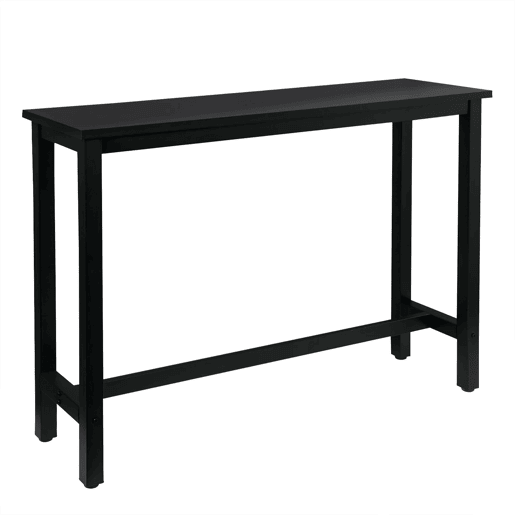 Mesa alta de 140 cm - Multifuncional, estilo moderno, para sala de jantar e bar - Preta Mesa alta de 140 cm - Multifuncional, estilo moderno, para sala de jantar e bar - Preta