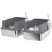 Arenero para Gato Acero Inoxidable, PP PawHut Arenero para Gato Acero Inoxidable, PP PawHut Gris