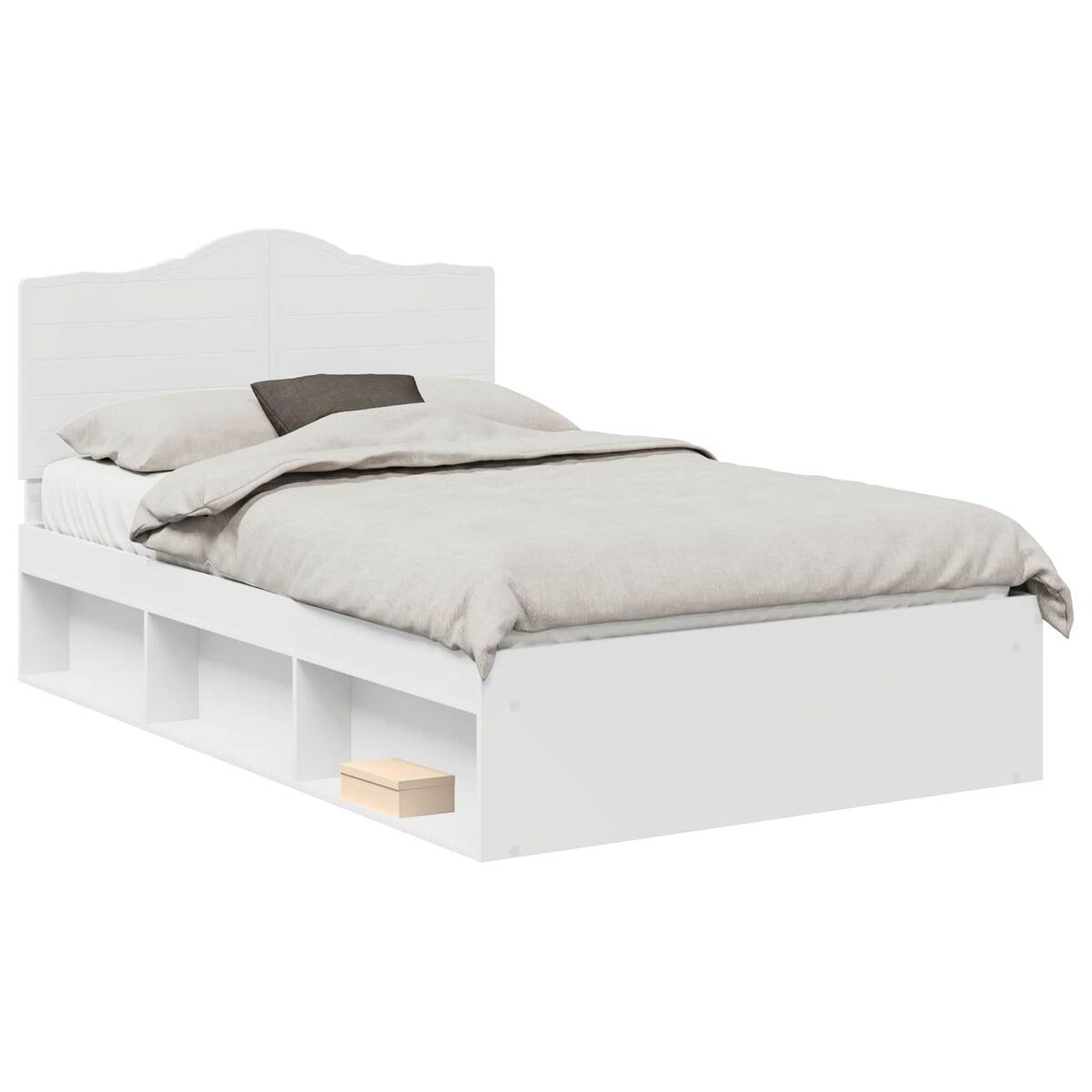 Estructura de cama doble matrimonial - 120 x 200 cm madera de pino macizo