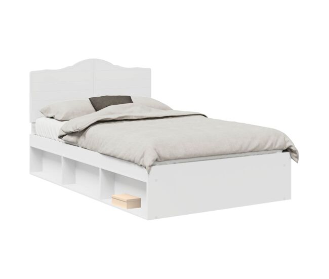 Estructura de cama doble matrimonial - 120 x 200 cm madera de pino macizo