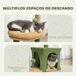Árbol para Gato Terciopelo de Teddy, Aglomerado de Madera PawHut Árbol para Gato Terciopelo de Teddy, Aglomerado de Madera PawHut Verde