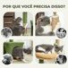 Árbol para Gato Terciopelo de Teddy, Aglomerado de Madera PawHut Árbol para Gato Terciopelo de Teddy, Aglomerado de Madera PawHut Verde