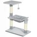 Árbol para Gato Aglomerado de Madera, Felpa, Sisal PawHut Árbol para Gato Aglomerado de Madera, Felpa, Sisal PawHut Gris