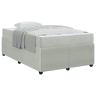 Estrutura De Cama De Casal Simple - Cinzento-claro 120 x 200 cm tecido