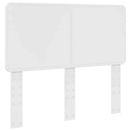 Estrutura da Cama de casal simple com cabeceira Branco 120 x 200 cm Estrutura da Cama de casal simple com cabeceira Branco 120 x 200 cm