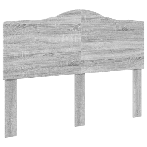 Estrutura da Cama de casal simple com cabeceira Cinza Sonoma 160 x 200 cm Estrutura da Cama de casal simple com cabeceira Cinza Sonoma 160 x 200 cm