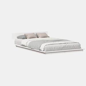 Estrutura da Cama de casal simple Branco 120 x 190 cm madeira