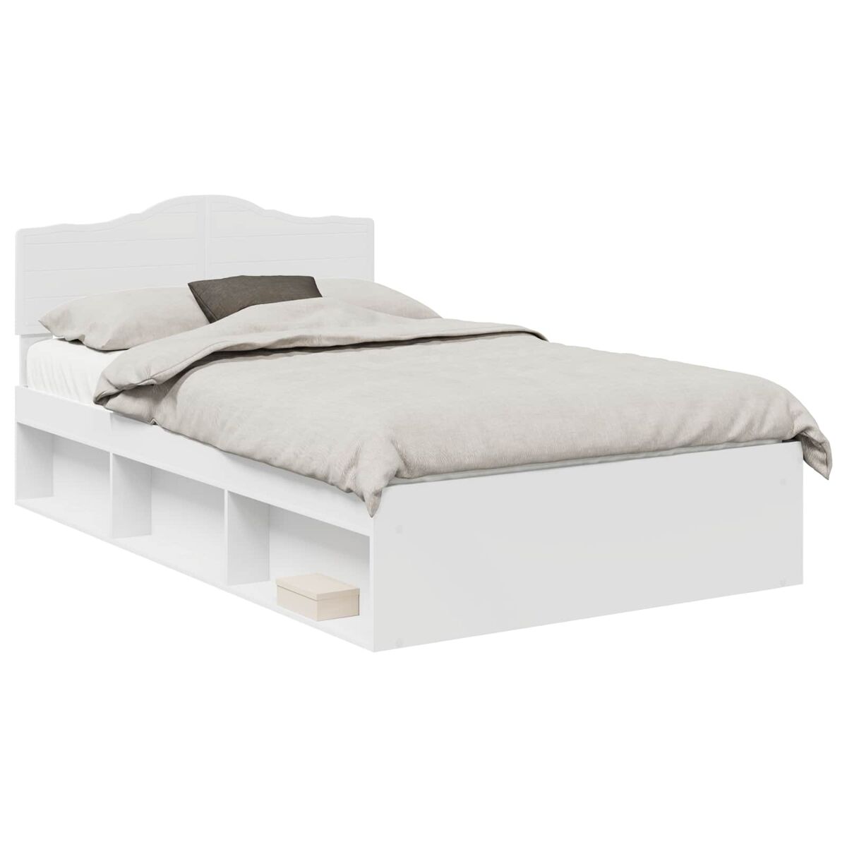 Estructura de cama doble matrimonial - 120 x 200 cm madera de pino macizo