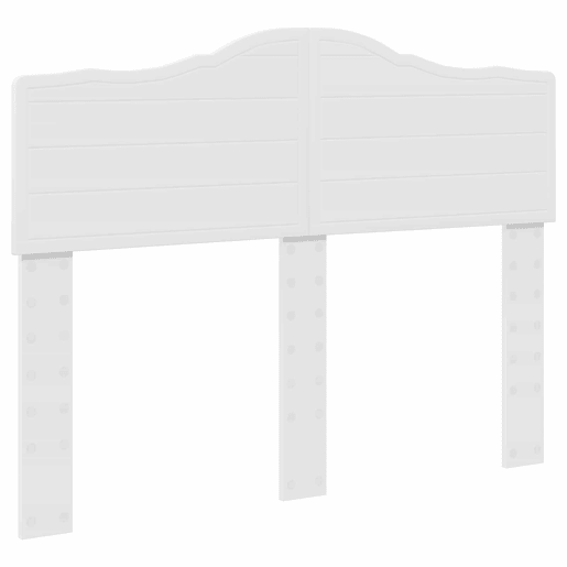 Estrutura da Cama de casal simple com cabeceira Branco 120 x 200 cm Estrutura da Cama de casal simple com cabeceira Branco 120 x 200 cm