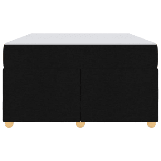 Estrutura da Cama de casal moderno com colchão Preto 120 x 190 cm tecido