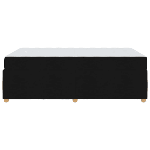 Estrutura da Cama de casal moderno com colchão Preto 120 x 190 cm tecido
