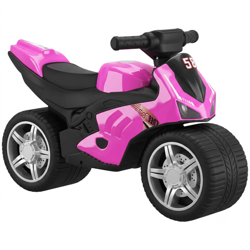 AIYAPLAY Bicicleta de Equilíbrio sem Pedais, Motocicleta Correpasinhos com Música e Rodas Extra Largas, para Crianças dos 18 aos 36 Meses, Rosa AIYAPLAY Bicicleta de Equilíbrio sem Pedais, Motocicleta Correpasinhos com Música e Rodas Extra Largas, para Crianças dos 18 aos 36 Meses, Rosa