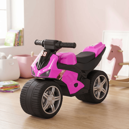 AIYAPLAY Bicicleta de Equilíbrio sem Pedais, Motocicleta Correpasinhos com Música e Rodas Extra Largas, para Crianças dos 18 aos 36 Meses, Rosa AIYAPLAY Bicicleta de Equilíbrio sem Pedais, Motocicleta Correpasinhos com Música e Rodas Extra Largas, para Crianças dos 18 aos 36 Meses, Rosa