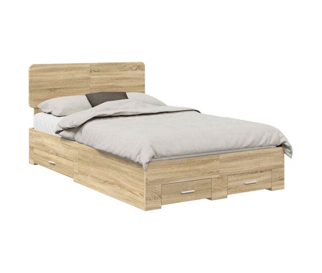 Estructura de cama matrimonial 123x203