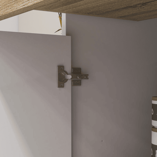 HOMCOM Armário Despenseiro de Cozinha Alto com 4 Portas, Prateleiras Ajustáveis e Gaveta, 98x39x180 cm, Branco e Natural HOMCOM Armário Despenseiro de Cozinha Alto com 4 Portas, Prateleiras Ajustáveis e Gaveta, 98x39x180 cm, Branco e Natural