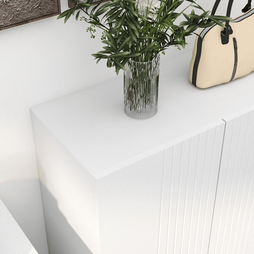 HOMCOM Sapateira de 5 Níveis com Portas de Fecho Suave, Prateleiras Ajustáveis, para 15-20 Pares, 72x31,5x95 cm, Branco HOMCOM Sapateira de 5 Níveis com Portas de Fecho Suave, Prateleiras Ajustáveis, para 15-20 Pares, 72x31,5x95 cm, Branco
