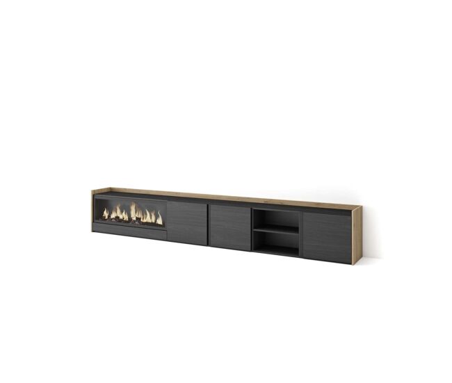Mueble tv benaoján-02 con chimenea eléctrica xxl