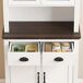 Alacena de Cocina MDF, Vidrio Templado HOMCOM, hogar - cocina Alacena de Cocina MDF, Vidrio Templado HOMCOM, hogar - cocina Marrón