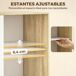 Armario Ropero MDF, Madera de Pino HOMCOM Armario Ropero MDF, Madera de Pino HOMCOM Multicolor