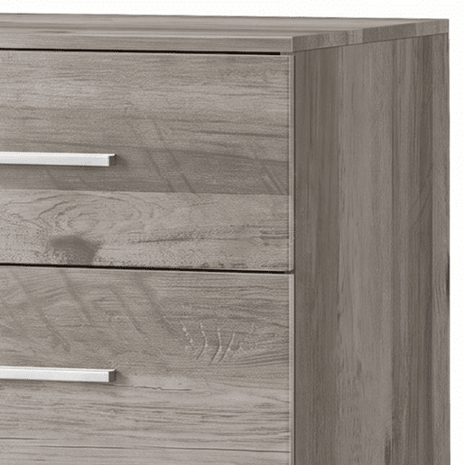 HOMCOM Cómoda Alta com 6 Gavetas, Camiseiro Estreito para Quarto, Sala ou Hall, 40x40x110 cm, Cinzento-claro e Branco HOMCOM Cómoda Alta com 6 Gavetas, Camiseiro Estreito para Quarto, Sala ou Hall, 40x40x110 cm, Cinzento-claro e Branco