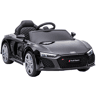 AIYAPLAY Carro Elétrico para Crianças Audi R8 Spyder 12V com Comando à Distância 2,4 GHz, 2 Motores, Arranque Suave, Suspensão Traseira, Música, Buzina, USB e Faróis LED, Preto