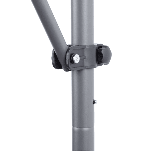 Toldo com braço articulado 200 x 120 cm - ajustável em altura, sem necessidade de perfuração, com manivela, proteção UV - Cinzento Toldo com braço articulado 200 x 120 cm - ajustável em altura, sem necessidade de perfuração, com manivela, proteção UV - Cinzento