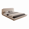 Cama com estrado Quarto de dormir Bege 209x178x79 LED Diana Muebles Bonitos