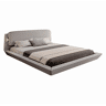 Cama com estrado Quarto de dormir Cinzento 209x178x79 LED Diana Muebles Bonitos