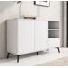 Aparador Salón comedor 2 puertas 1 cajón Iris Muebles Bonitos 110 Aparador Salón comedor 2 puertas 1 cajón Iris Muebles Bonitos 110 Blanco
