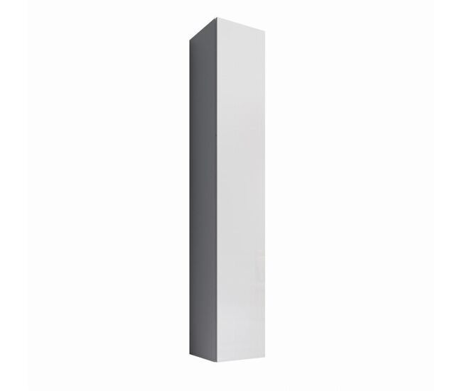 Armario colgante salón comedor blanco 30x30x180 1 puerta aitana o2 muebles bonitos