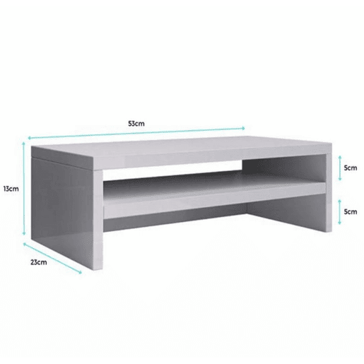 Suporte de monitor Quarto Escritório Branco 46x23x13 Adelis Muebles Bonitos Suporte de monitor Quarto Escritório Branco 46x23x13 Adelis Muebles Bonitos